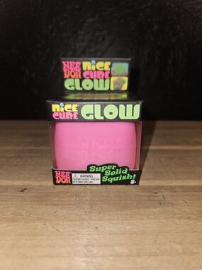PINK Glow Needoh Nice Cube